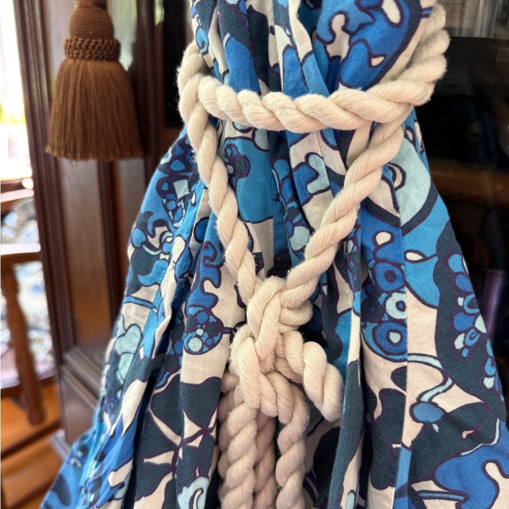 RHODE Casey Dress Size S | Blue Abstract Print | Boho Summer Dress - Picture 5 of 7